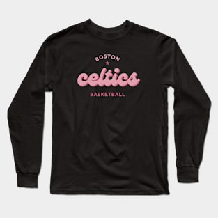 Celtics Basketball Pink Edition Long Sleeve T-Shirt